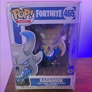 Funko Pop Fortnite Ragnarok with Blue and Brown Accents